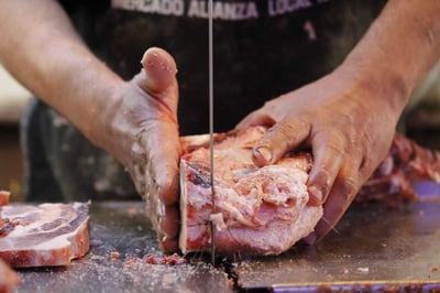 Reportan producción de 1,367 toneladas de carne de cerdo en Durango