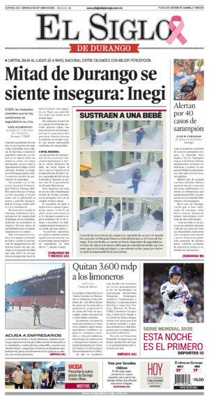 Edición del viernes 24 de octubre de 2025