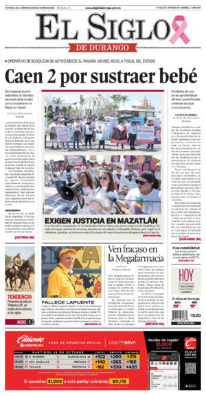 Edición del domingo 26 de octubre de 2025