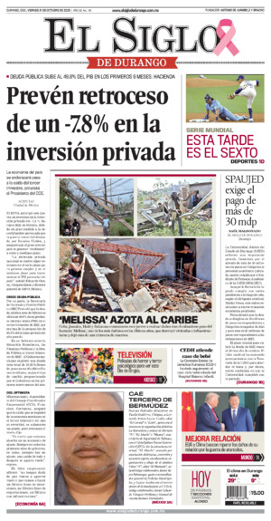 Edición del viernes 31 de octubre de 2025