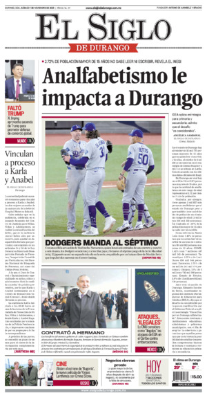 Edición del sábado  1 de noviembre de 2025