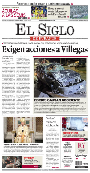 Edición del lunes 10 de noviembre de 2025