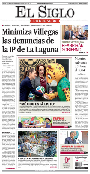Edición del martes 11 de noviembre de 2025