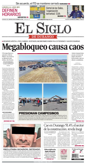 Edición del martes 25 de noviembre de 2025