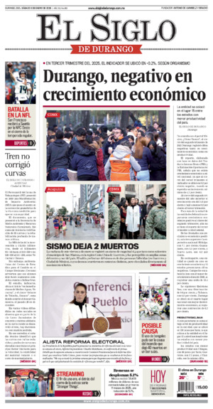 Edición del sábado  3 de enero de 2026