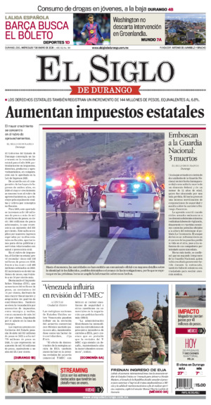 Edición del miércoles  7 de enero de 2026