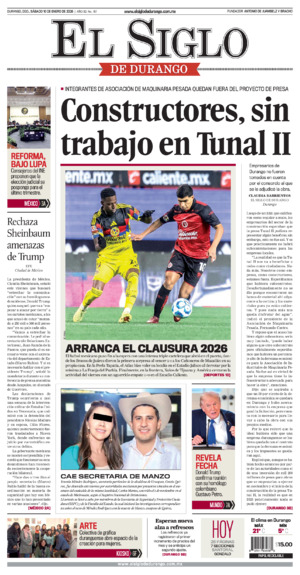 Edición del sábado 10 de enero de 2026