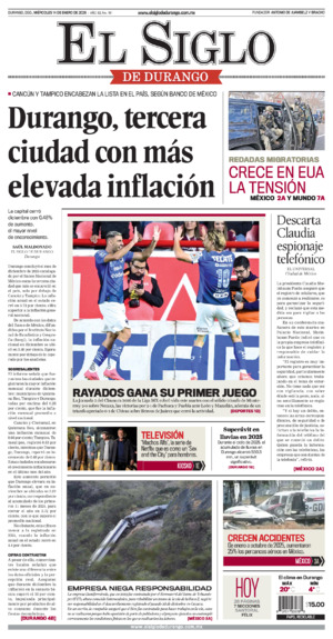 Edición del miércoles 14 de enero de 2026