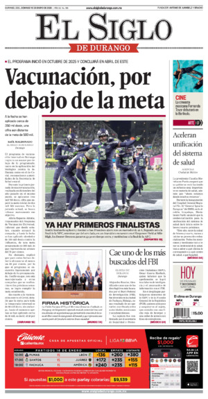 Edición del domingo 18 de enero de 2026