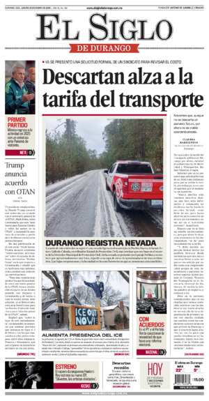 Edición del jueves 22 de enero de 2026