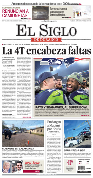 Edición del lunes 26 de enero de 2026