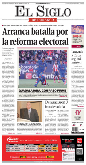 Edición del domingo  1 de febrero de 2026