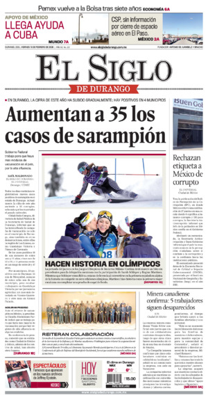 Edición del viernes 13 de febrero de 2026