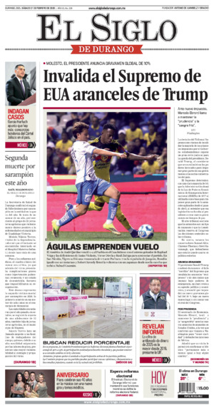 Edición del sábado 21 de febrero de 2026