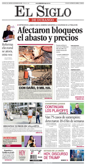 Edición del martes 24 de febrero de 2026