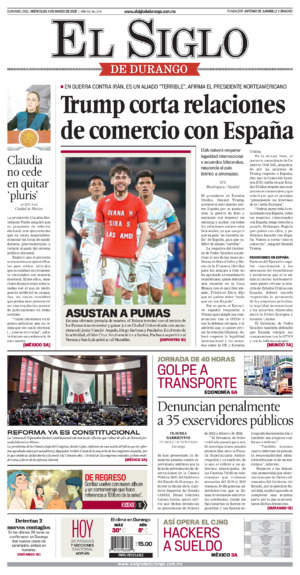 Edición del miércoles  4 de marzo de 2026