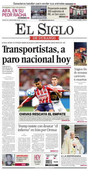 Edición del lunes  6 de abril de 2026