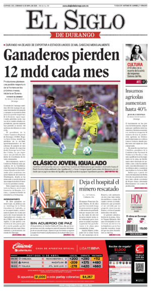 Edición del domingo 12 de abril de 2026