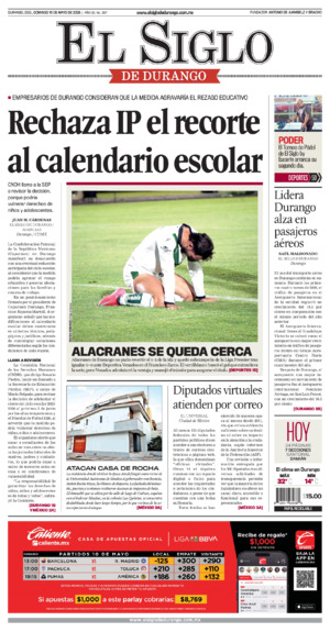 Edición del domingo 10 de mayo de 2026