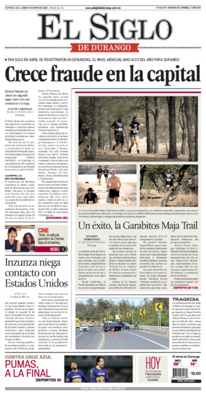 Edición del lunes 18 de mayo de 2026