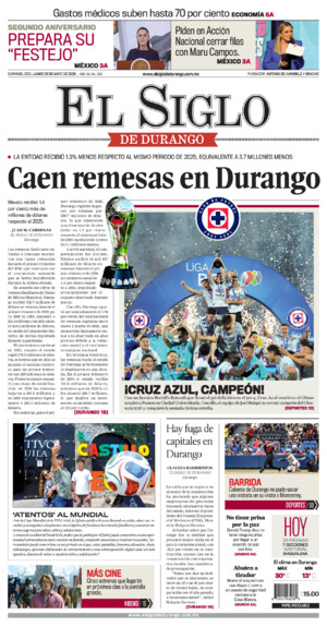 Edición del lunes 25 de mayo de 2026