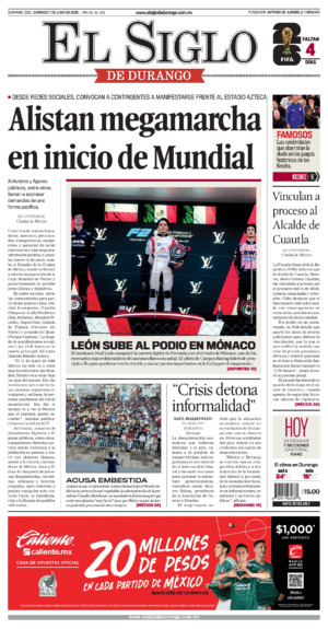 Edición del domingo  7 de junio de 2026