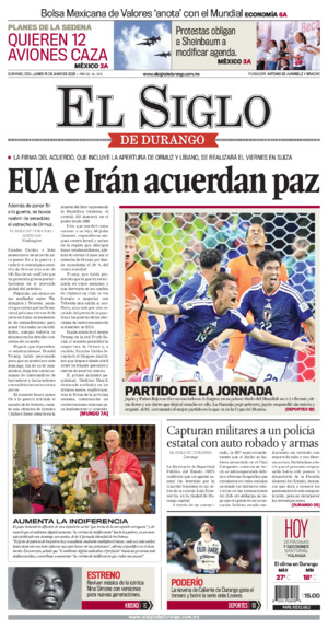Edición del lunes 15 de junio de 2026