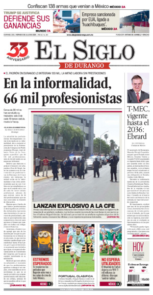 Edición del viernes  3 de julio de 2026