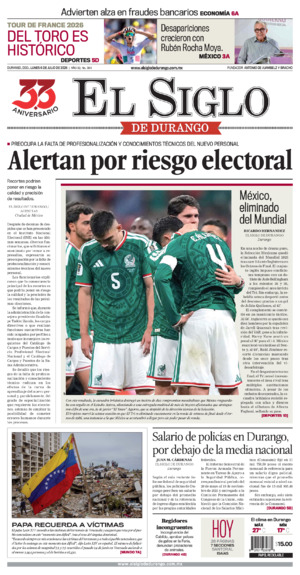Edición del lunes  6 de julio de 2026