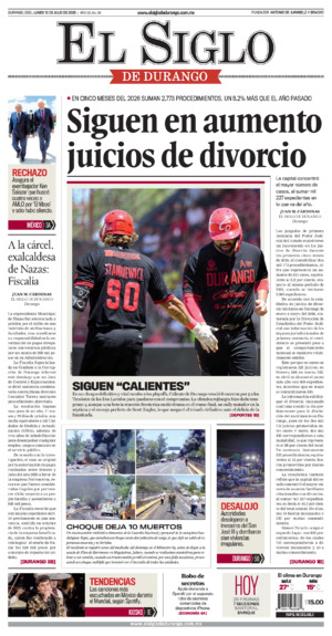 Edición del lunes 13 de julio de 2026