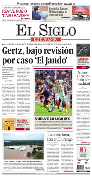 Edición del viernes 17 de julio de 2026