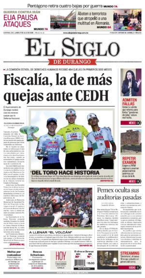 Edición del lunes 27 de julio de 2026