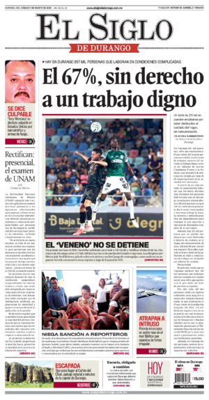 Edición del sábado  1 de agosto de 2026