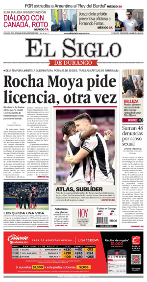 Edición del domingo 23 de agosto de 2026