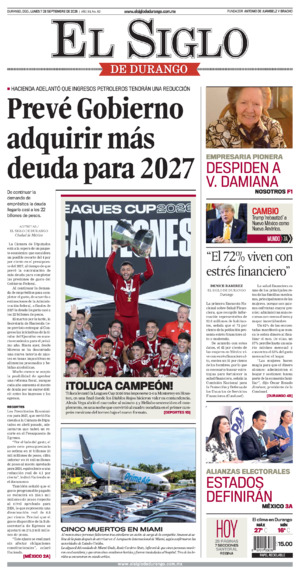 Edición del lunes  7 de septiembre de 2026