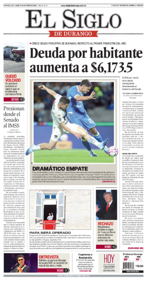 Edición del lunes 12 de octubre de 2026