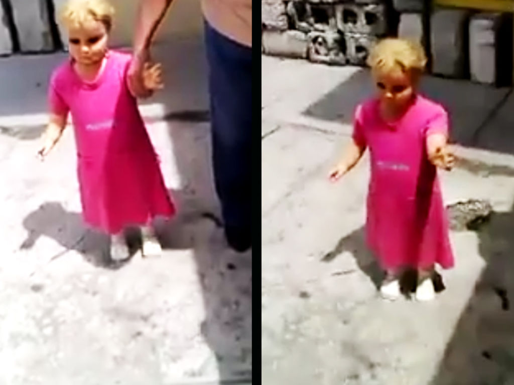 muñeca grande que camina