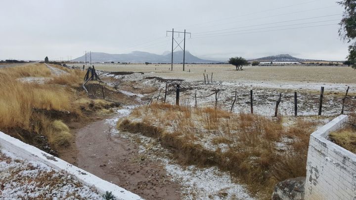 Cae una nevada ligera en Santiago Papasquiaro - El Siglo Durango