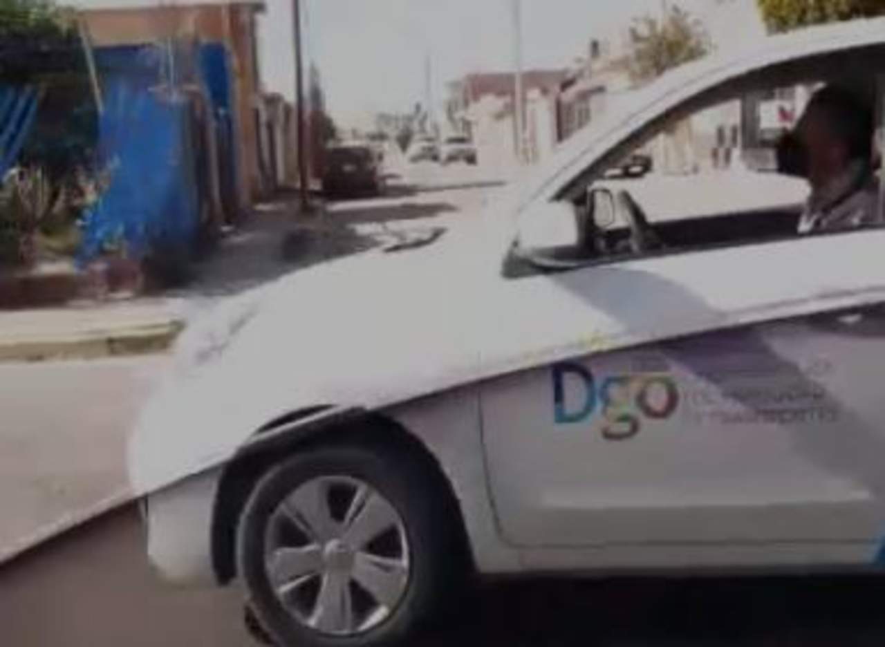Con 'engaños' de servicio, Inspectores 'cazan' a taxis de app en Durango