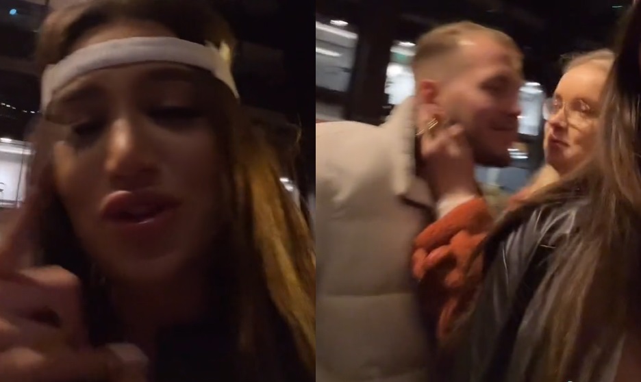 VIDEO: Mujer capta a su novio 'siéndole infiel' mientras grababa para TikTok
