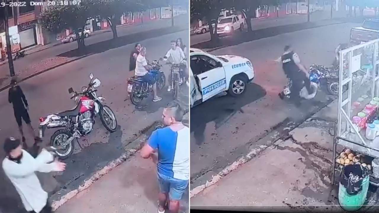 VIDEO: Tratan de asaltar un puesto de comida y uno de los ladrones termina muerto